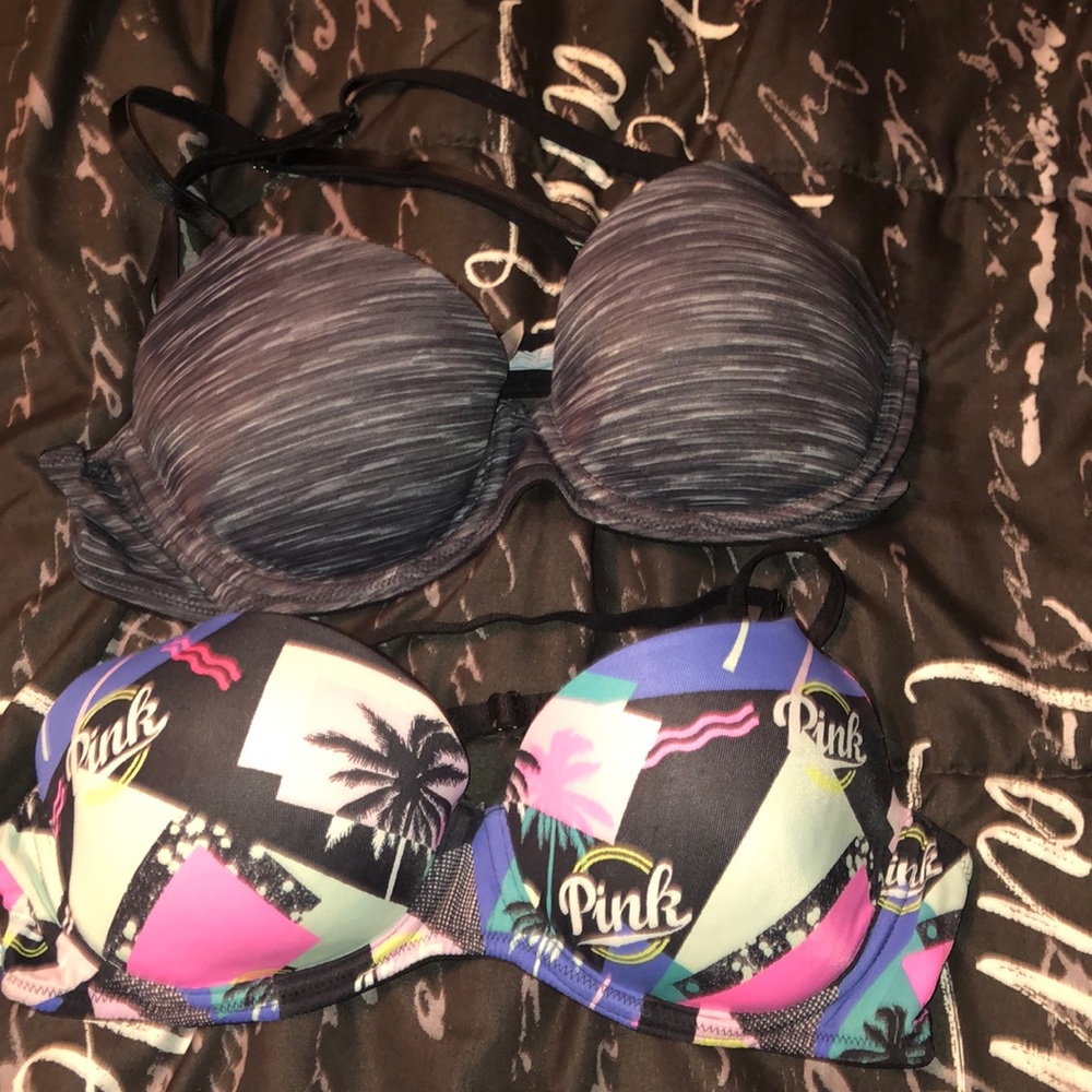 Pink bras.... size 34B